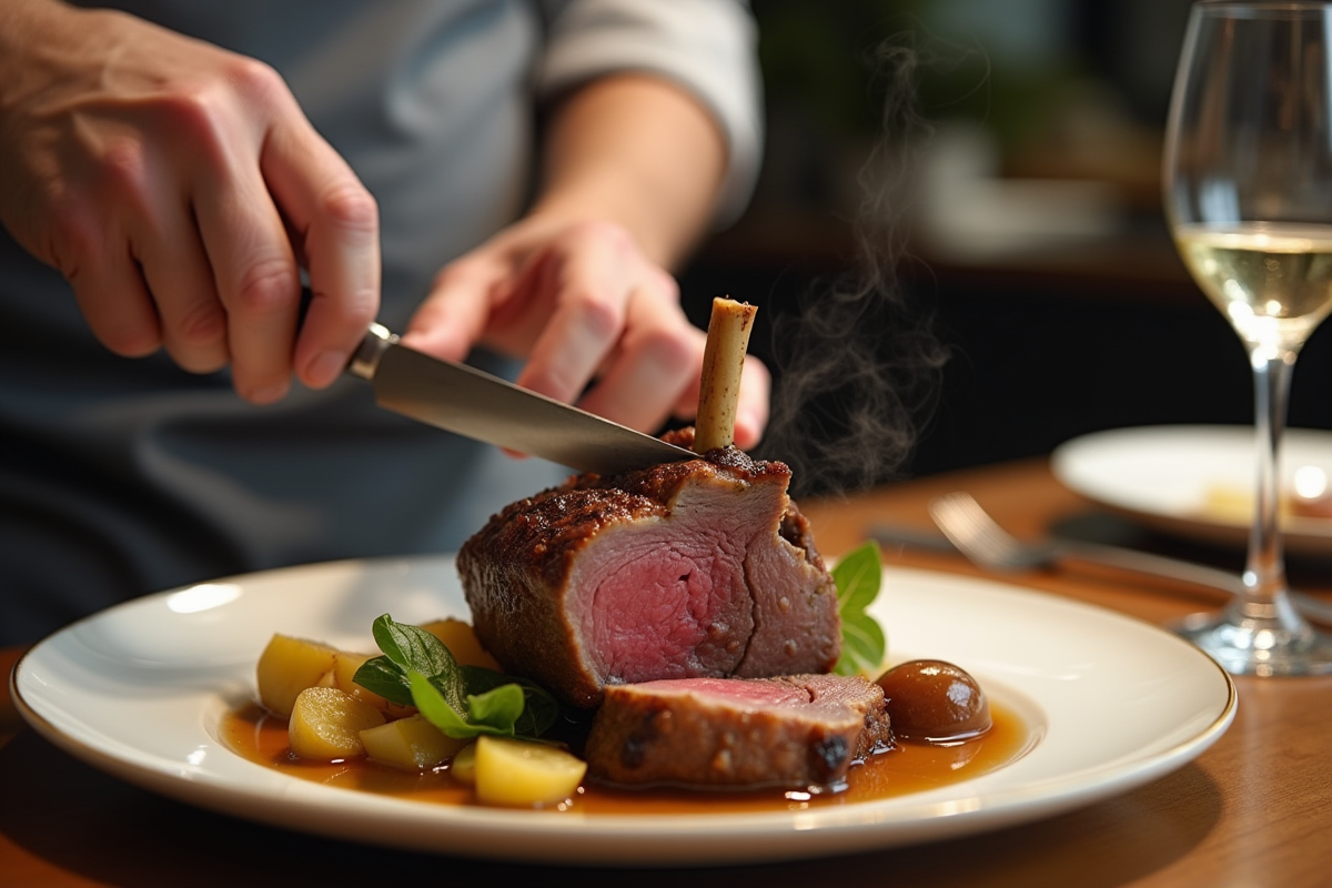 agneau confit