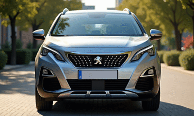 Peugeot 3008 d'occasion en extérieur ensoleille