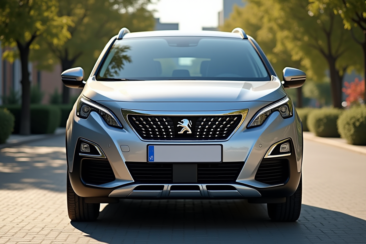 Peugeot 3008 d'occasion en extérieur ensoleille